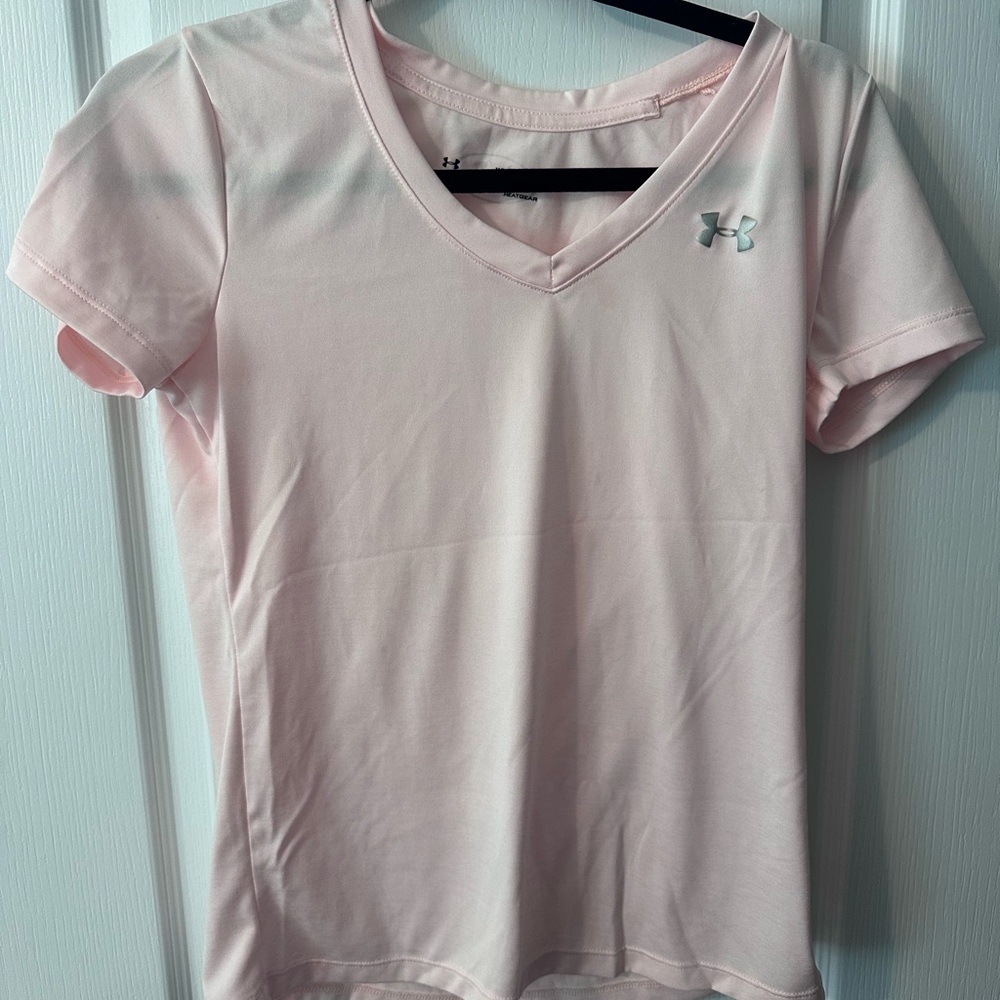 Under Armour Light Pink HeatGear Top